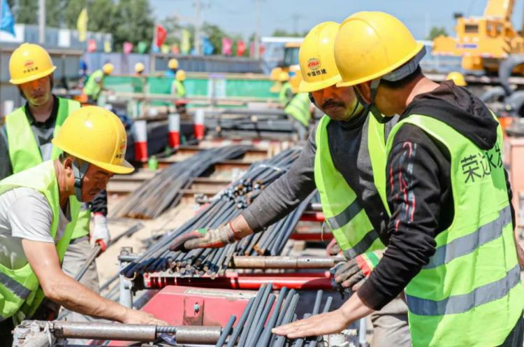 苏州建工集团工人施工工作服